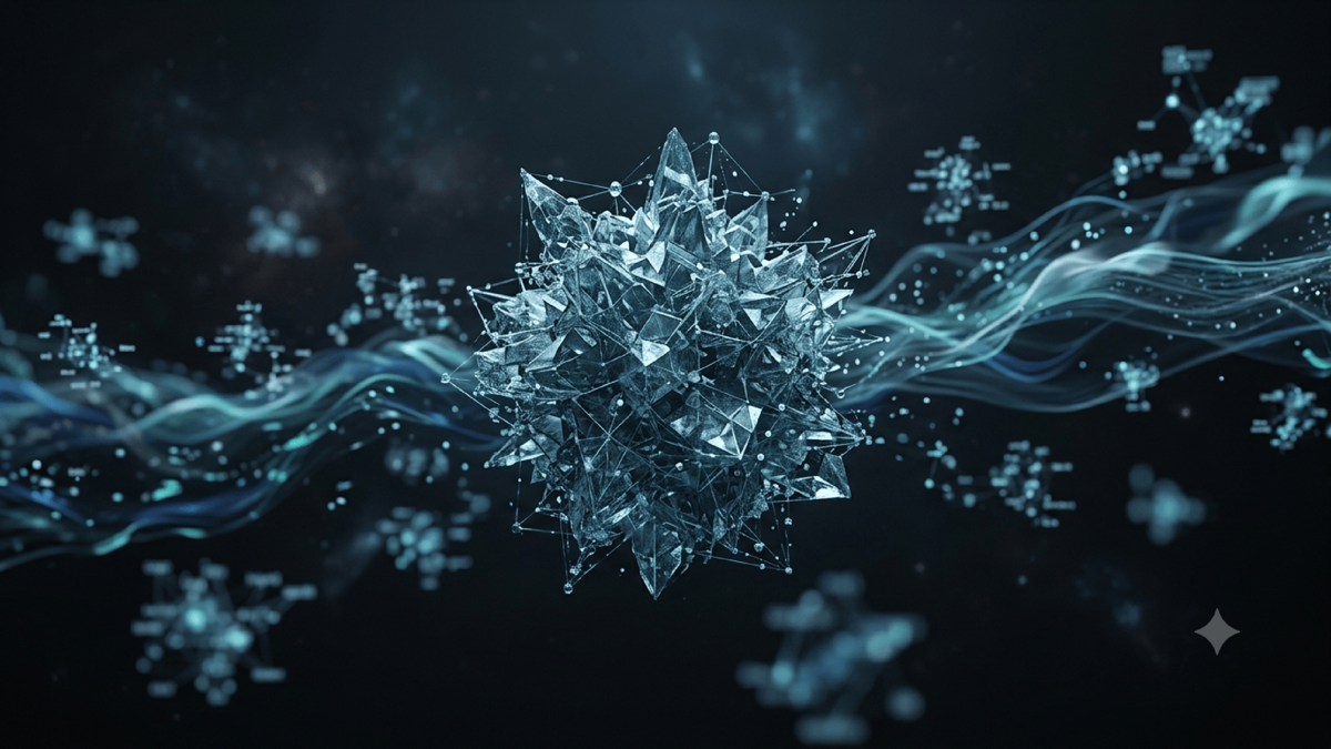 A fixed constellation of embedding points while the surrounding world of meaning slowly shifts away, leaving the queries landing in the wrong region