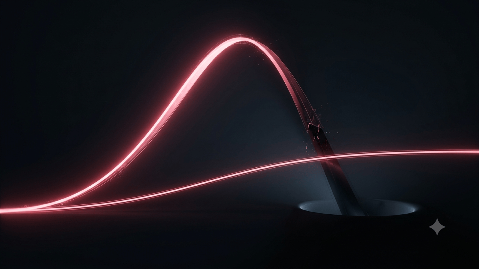 A leader setting honest expectations against the slope into the trough of disillusionment
