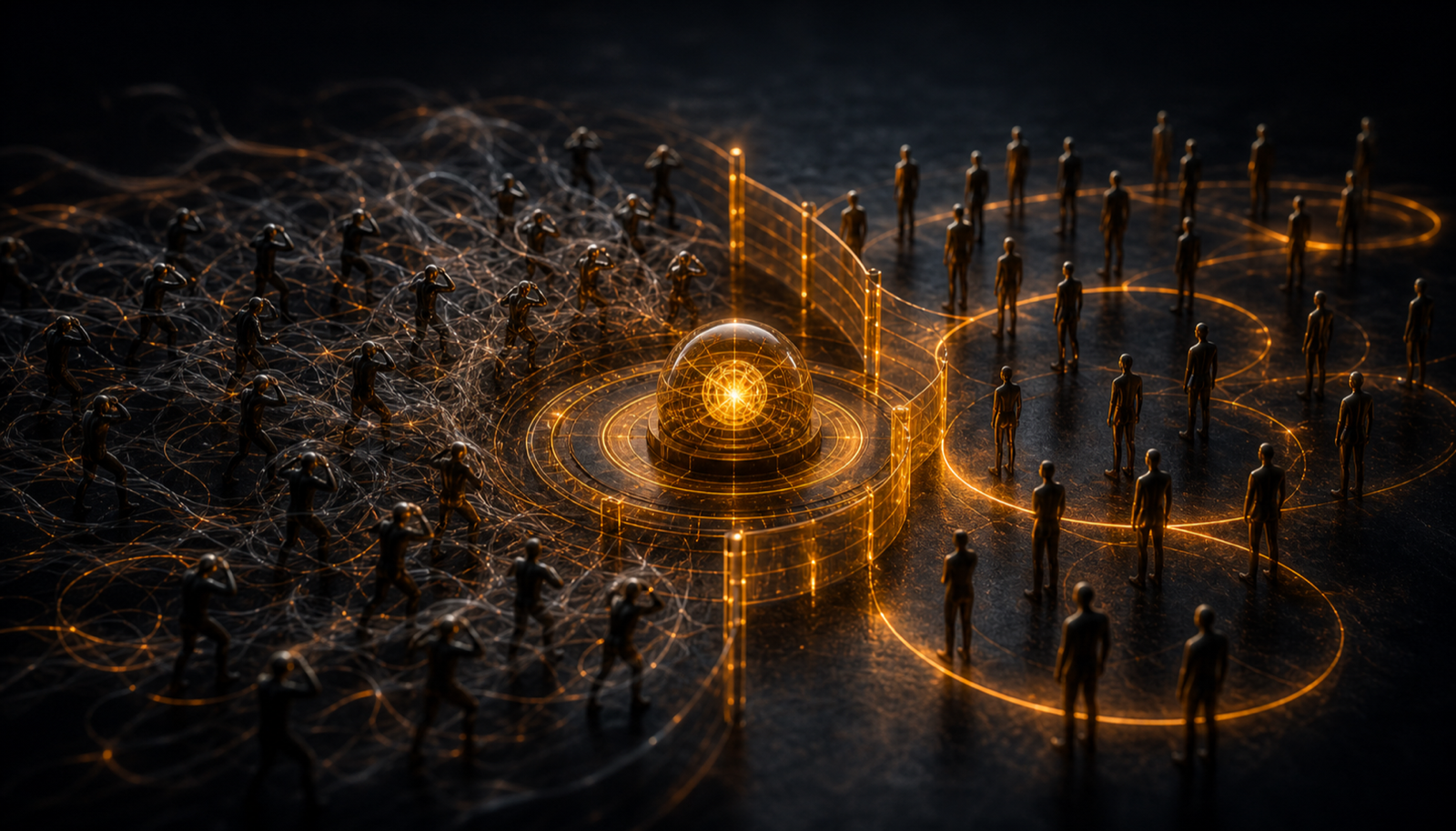 A workforce moving from resistance to trust as governance makes an agent's role and boundaries clear