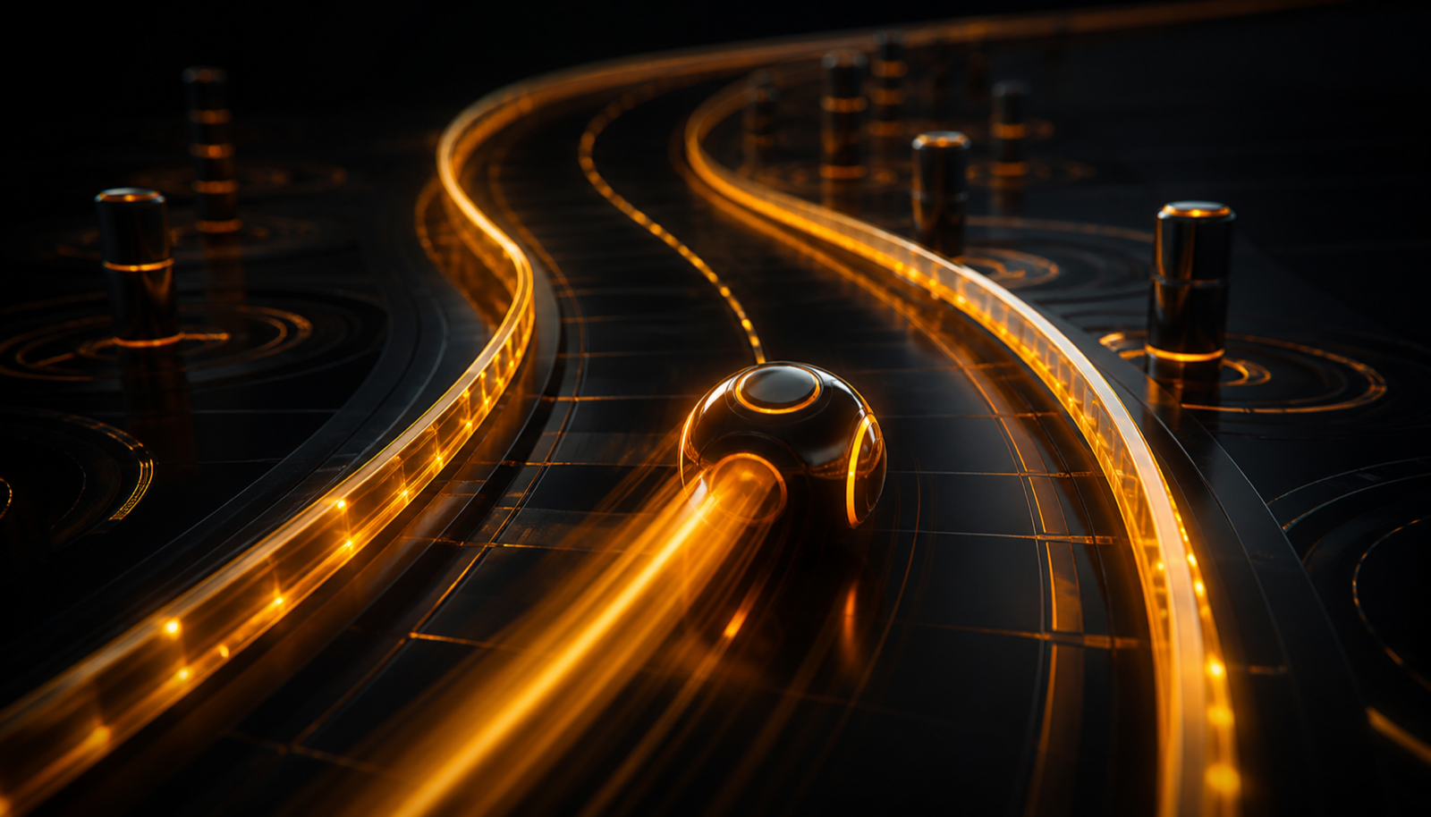 A gate that opens a wider road rather than blocking it, with an agent moving through into expanded scope