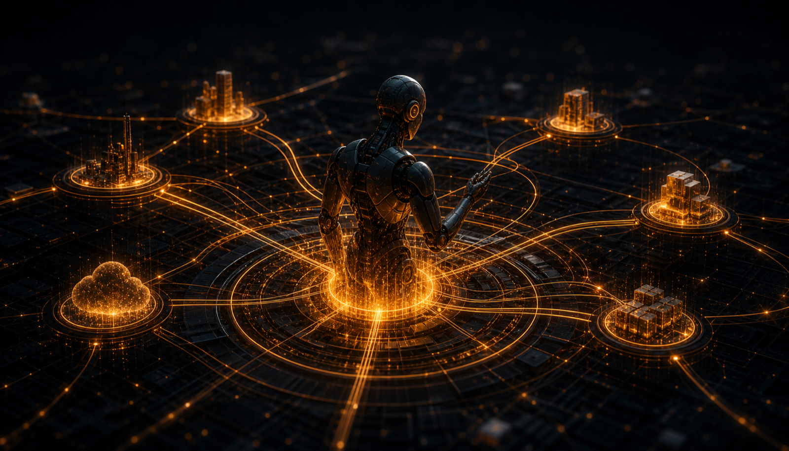 A live system and an agent's actions on it, with deep traces making both reconstructable