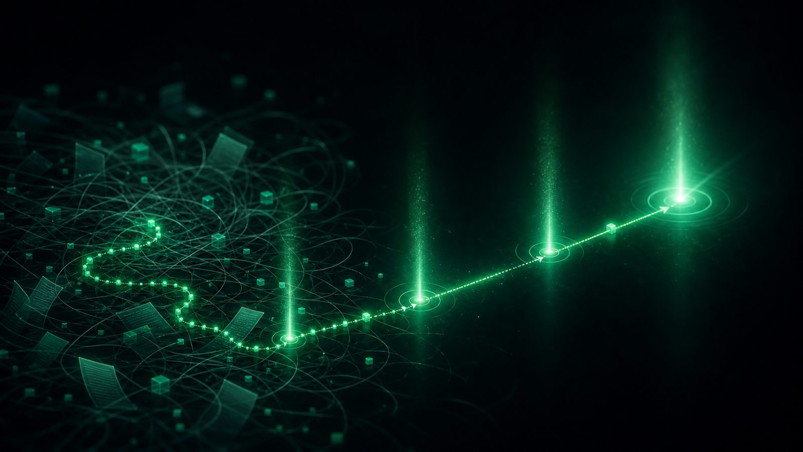 An agent's goal drifting over a long multi-step plan into something it invented