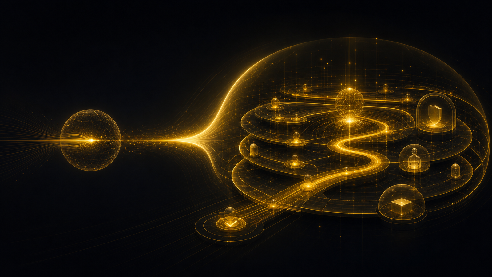 A long-running agent architecture with durable state and supervision versus a stretched short design