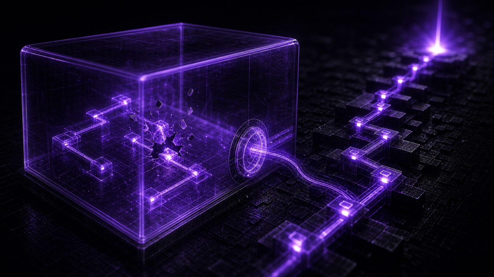 A plan run twice, once in a faint simulated world and once in the real one, with the simulation catching a fault