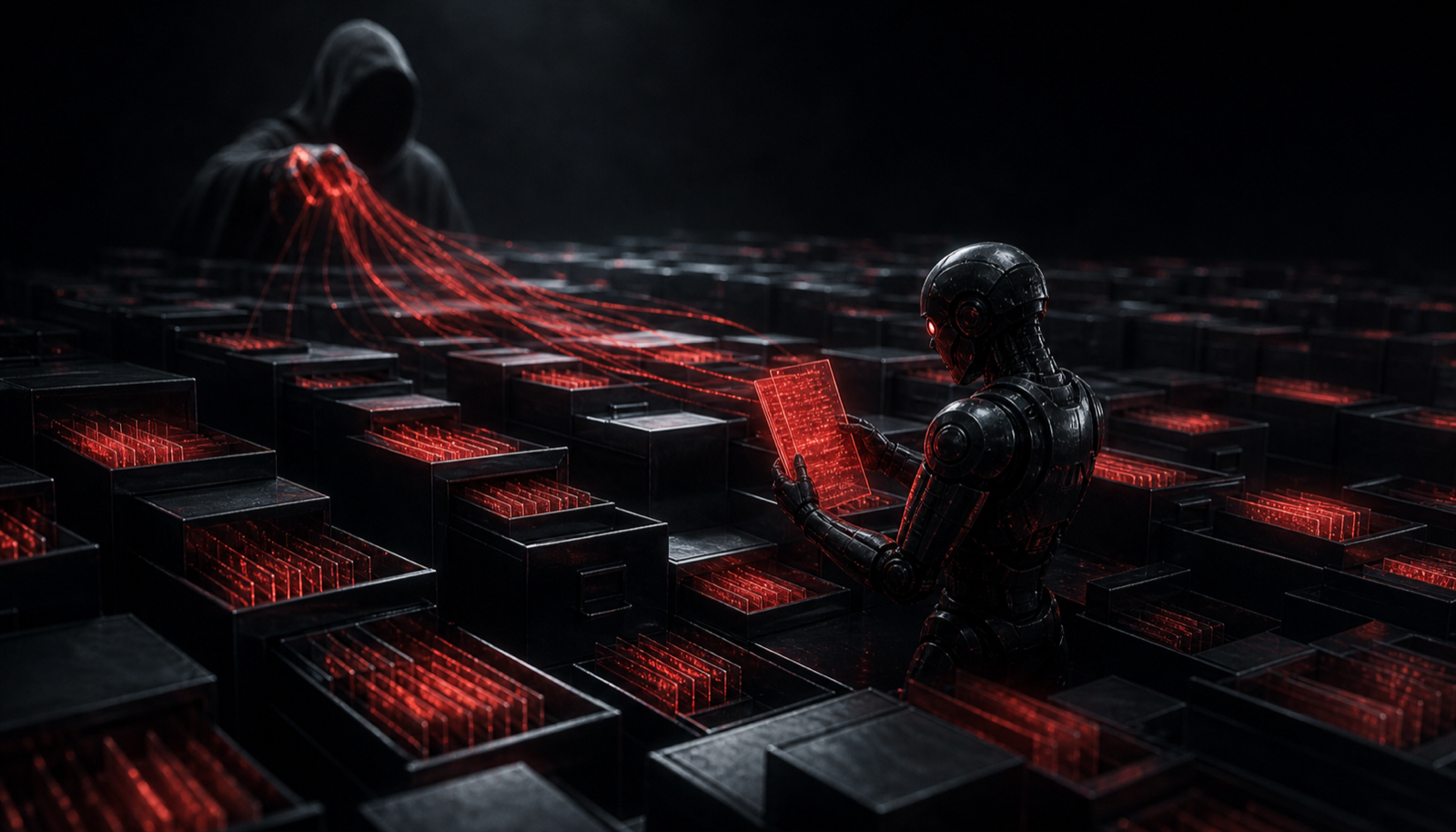 An agent with wide read access to many data stores, one breach draining all of them